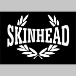 Skinhead - čierna zimná letecká bunda BOMBER s límcom, typ CWU z pevného materiálu s masívnym zipsom na zapínanie 100%nylón, čiastočne vodeodolná